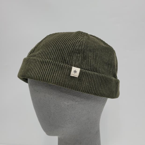 Snow peak 24FW 스노우피크 코듀로이 와치캡 / M 카키