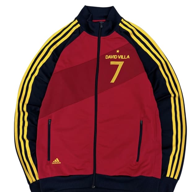 아디다스 다비드비야 져지 딥레드 (XL)