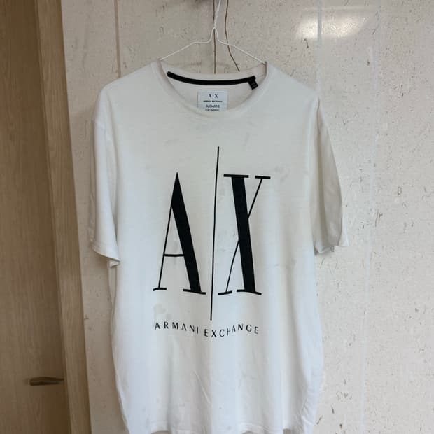 아르마니 익스체인지 A|X 빅로고 반팔티 L