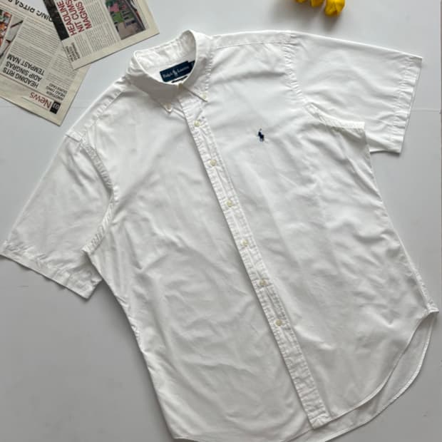 Polo 폴로랄프로렌 화이트 반팔 셔츠