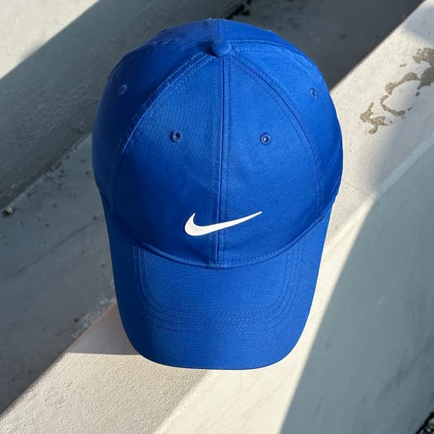 [F] 나이키 로고 헤리티지86 블루 볼캡 모자