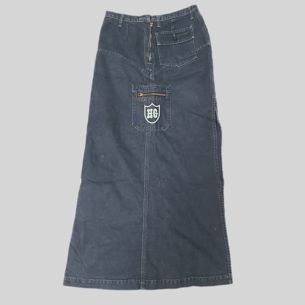 히스테릭글레머 데님 롱스커트