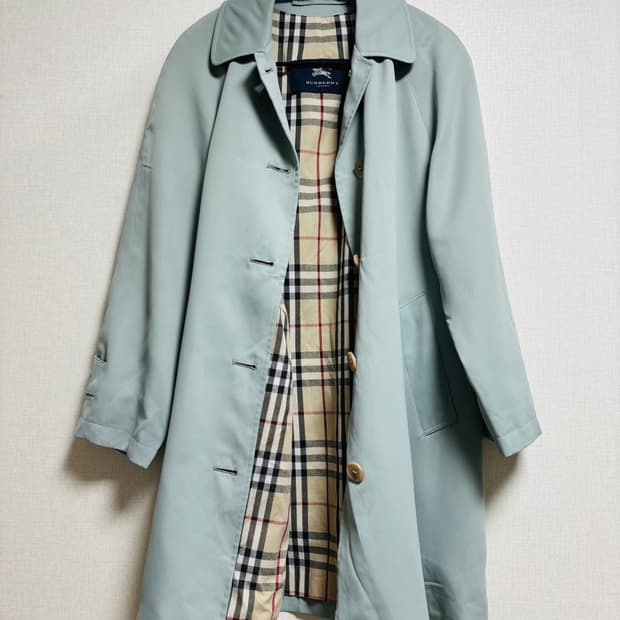 BURBERRY LONDON 클래식 체크 안감 싱글 트렌치코트