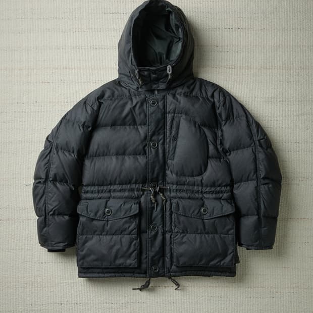 헨리코튼 왁스드 립스탑 다운 파카 95 새제품