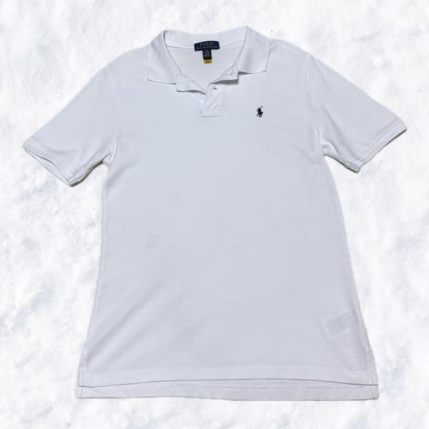 폴로 랄프로렌 화이트 반팔 