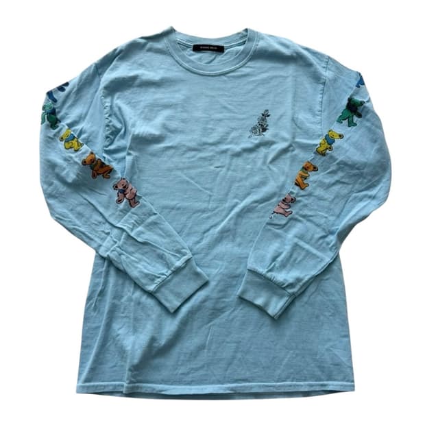 (rose bud) 곰돌이 푸른 티셔츠