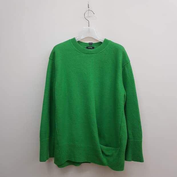 한섬 시스템  2023 루즈핏 울 니트 스웨터  F사이즈