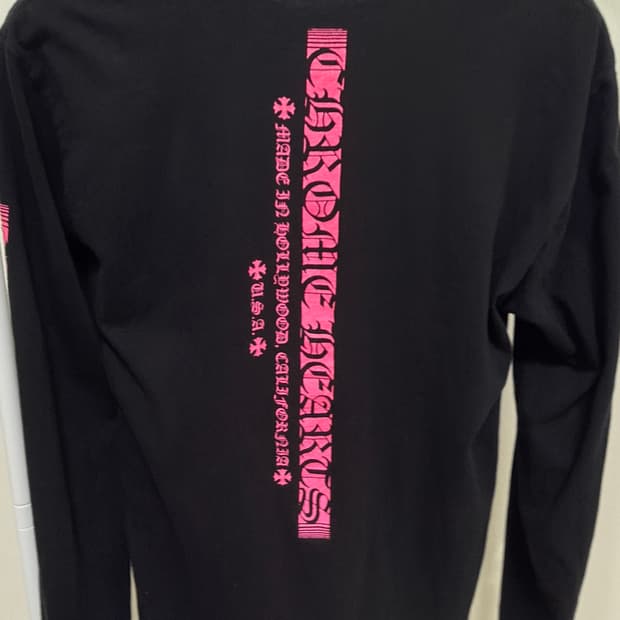 크롬하츠 usa프린팅 롱슬리브m