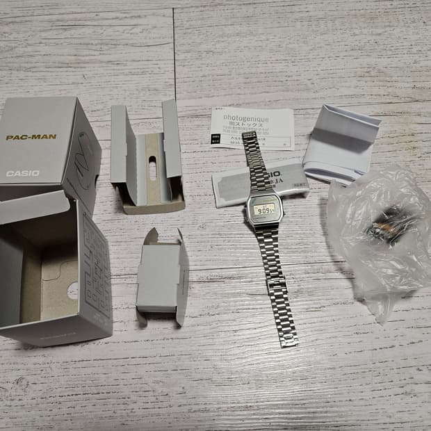 카시오x팩맨 A168WEPC-7AJR