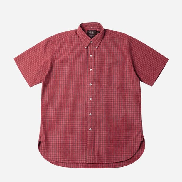 RRL 더블알엘 클래식 체크 B.D 셔츠