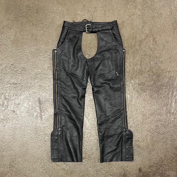 할리데이비슨 가죽 챕스 (34-38“)