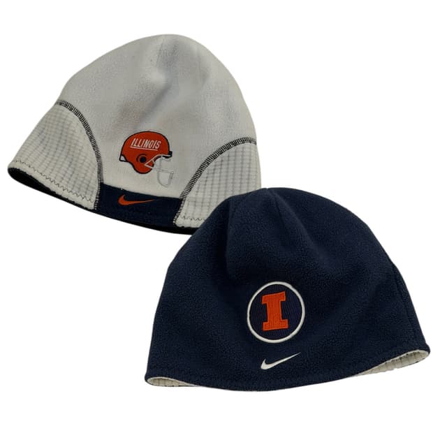 90s 나이키 리버시블 센터 스우시 빈티지 플리스 비니