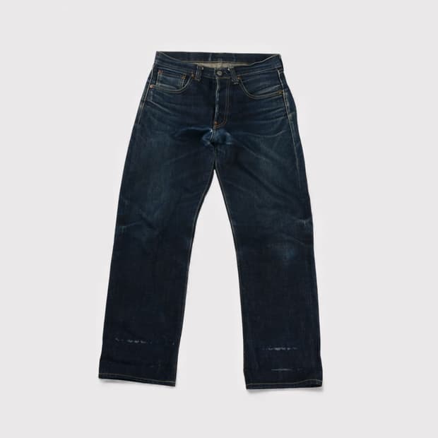 [32인치] 코지마진즈 18oz 리지드 셀비지 데님팬츠