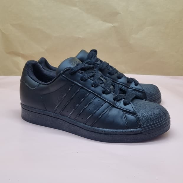 아디다스 슈퍼스타 올블랙 여성운동화235