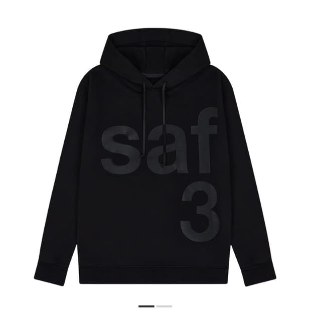 사파리스팟 베이직 후드 블랙 1size