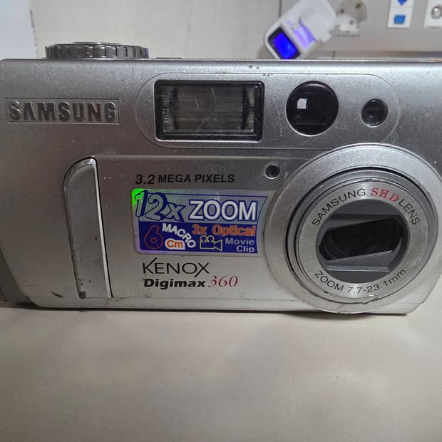 삼성 캐녹스 디지맥스 360 빈티지 디지털카메라