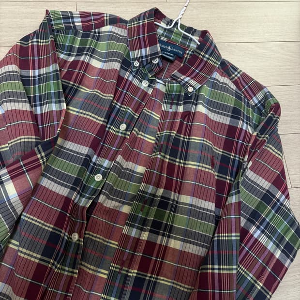 폴로 체크 셔츠