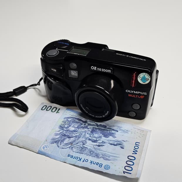 작례O 컴팩트 필카의 정점 올림푸스 oz 110 줌 필름카메라 빈티지 필