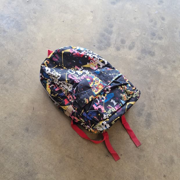 빈티지 스플래시 백팩