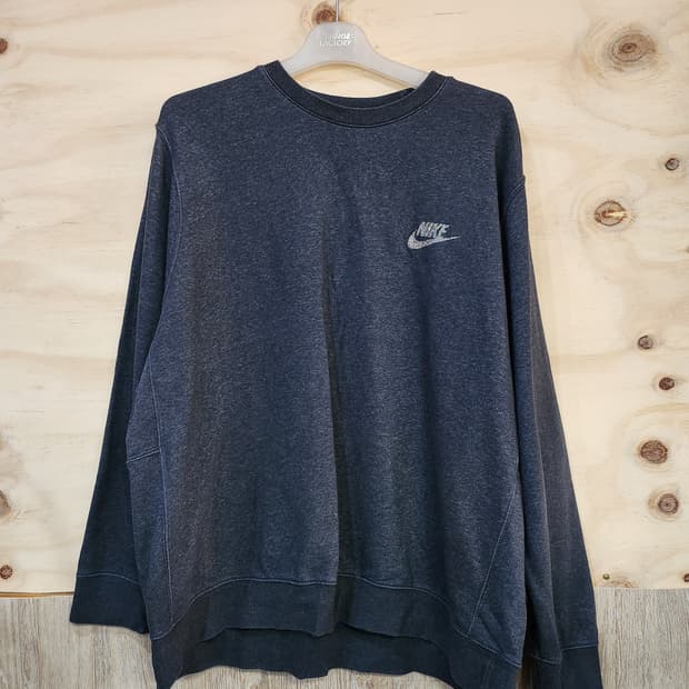 470) 나이키 NIKE 레오파드 로고 기모 맨투맨