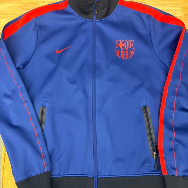 [L] 나이키 바르셀로나 트랙 자켓 블루