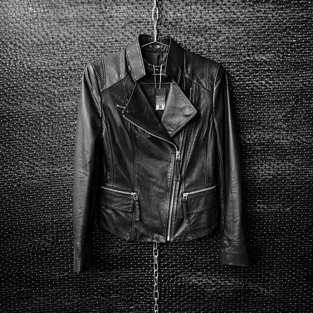 Yetts 레더 뱀피 자캣