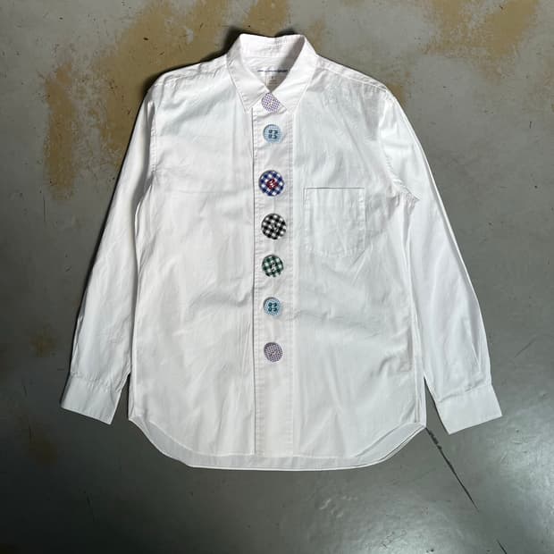 Comme des garcons big button shirt