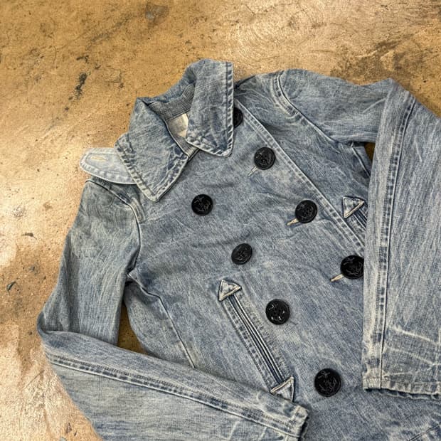 [정품/XS] 데님앤서플라이 랄프로렌 더블 데님 자켓 b8