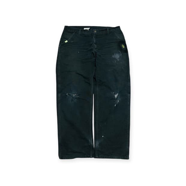 Carhartt B111 BLK 라이닝 덕캔버스 팬츠 36x32