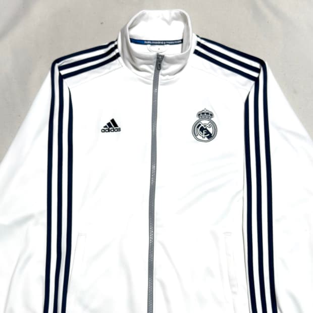 M 아디다스 레알 마드리드 네이비라인 화이트 트랙탑