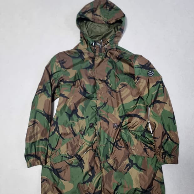 폴로 랄프로렌 우드카모 롱파카