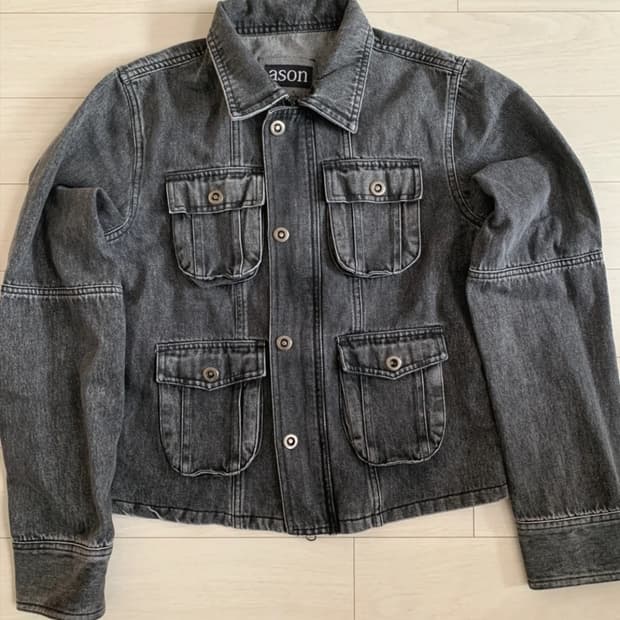 애즈온 탄 데님 자켓