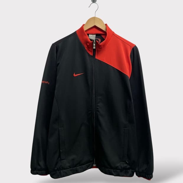  나이키 배색 집업 자켓 L