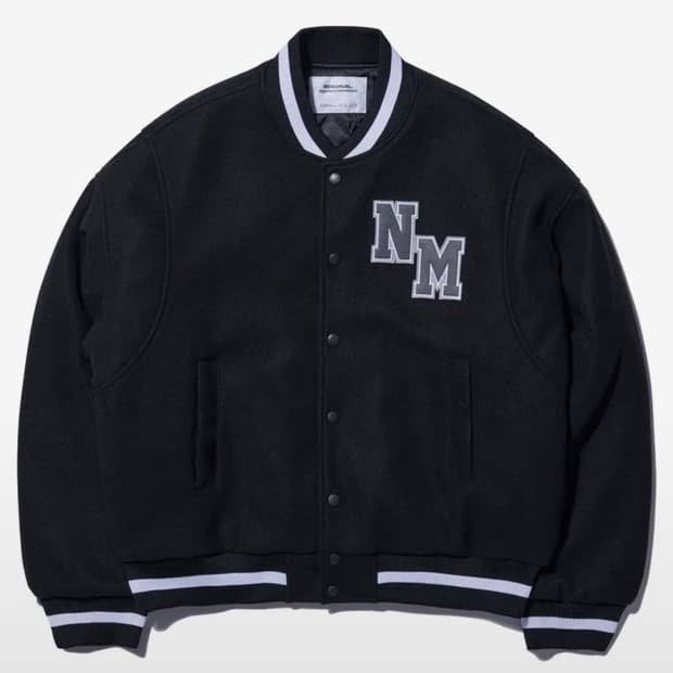 노매뉴얼 바시티자켓 l사이즈