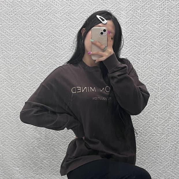 메종미네드 빈티지 레이어드 롱슬리브 S C07125