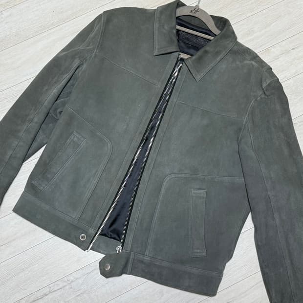 느와르라르메스 스웨이드 자켓 / 그레이 46 (100-103 추천)