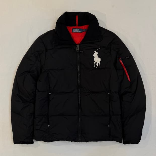 폴로 랄프로렌 빅포니 패딩 블랙