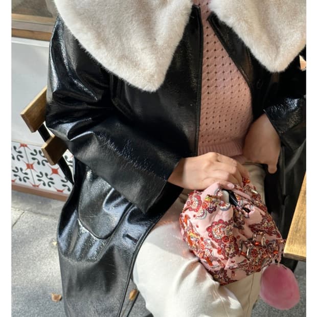 위드제이 맘 시스 팝퍼코트 크림퍼 55~66