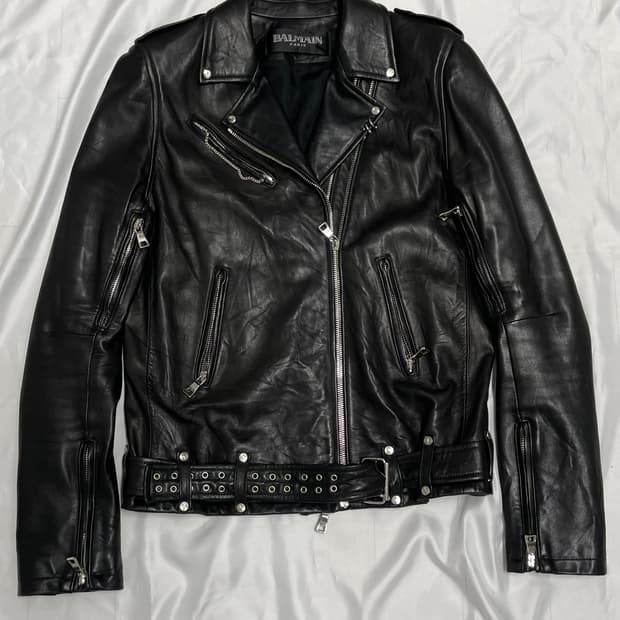 발망 11ss 데카르넹 램스킨 레더자켓