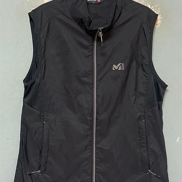MILLET 밀레 남자 등산조끼 레저 여름 경량 L 100