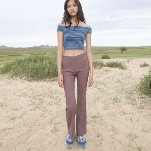 누아누 하운드 팬츠_Dust pink