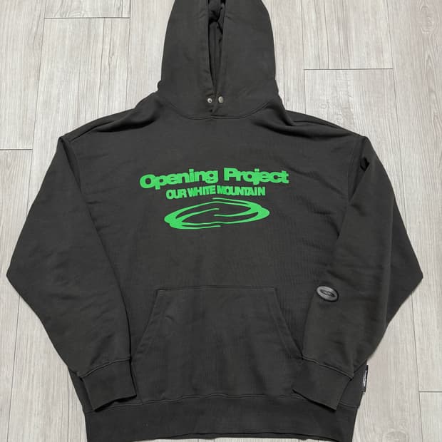 [3] 오프닝 프로젝트 아이덴티티 후드 차콜