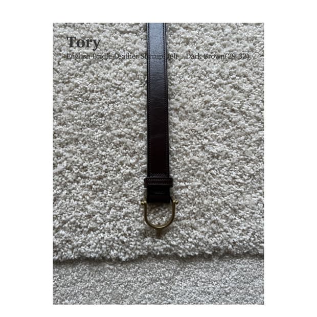 토리 잉글리쉬 브라이들 레더 벨트 (29-32)