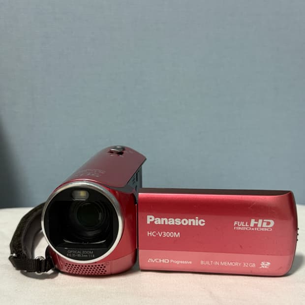 파나소닉 Panasonic HC-V300M 핑크 빈티지캠코더
