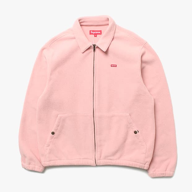  SUPREME "Pink Fleece Jacket"