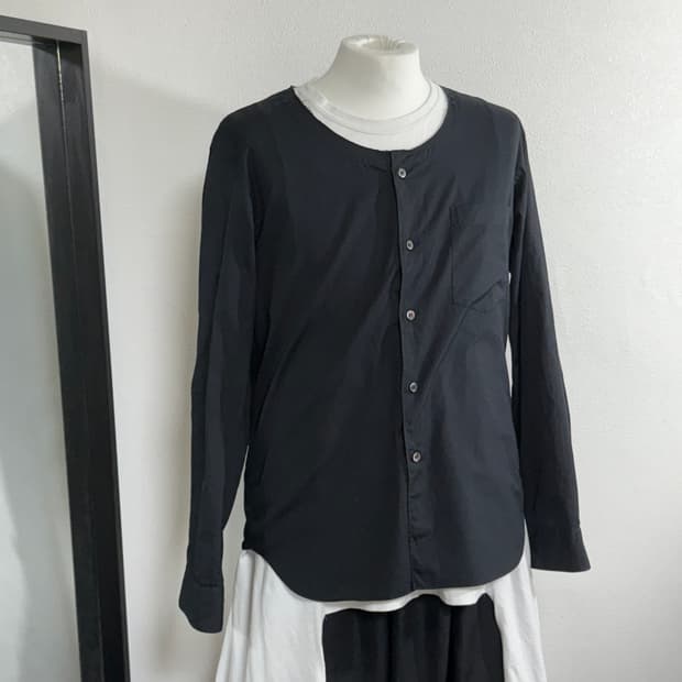 17ss 꼼데가르송 옴므플러스 라운드넥 셔츠 s