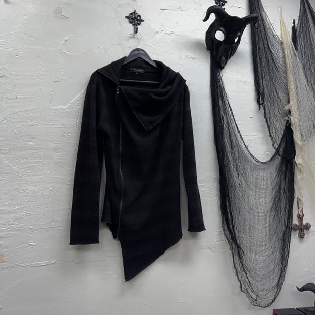 Bernings sho 00s archive draping cardiga