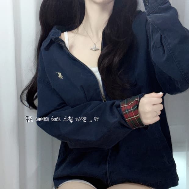 🐰폴로 랄프로렌 스윙 데일리 자켓 체크🪽♥️