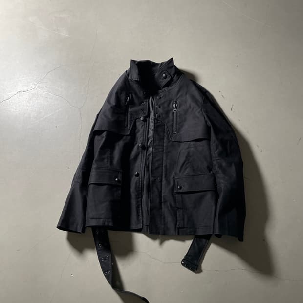 하비 Military Belted Short Jacket