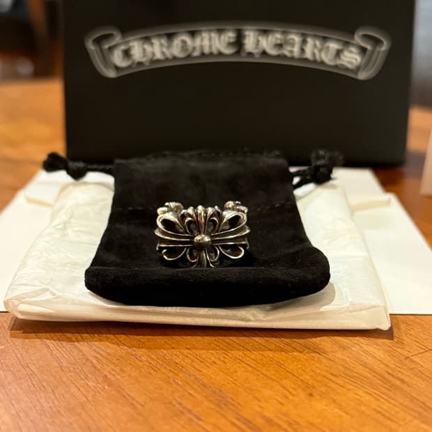 크롬하츠 더블플로랄 링 